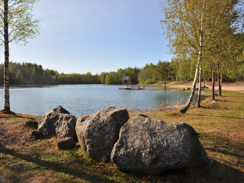 Finnholmens simstrand var