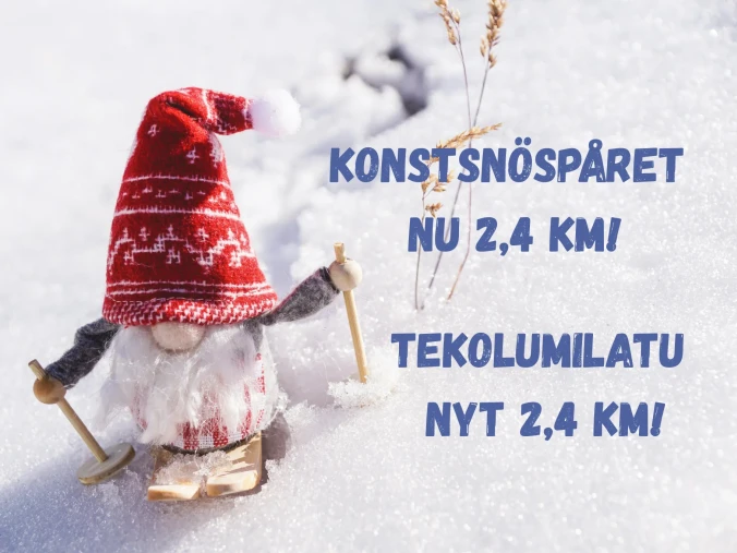 Konstsnosparet nu 24 km
