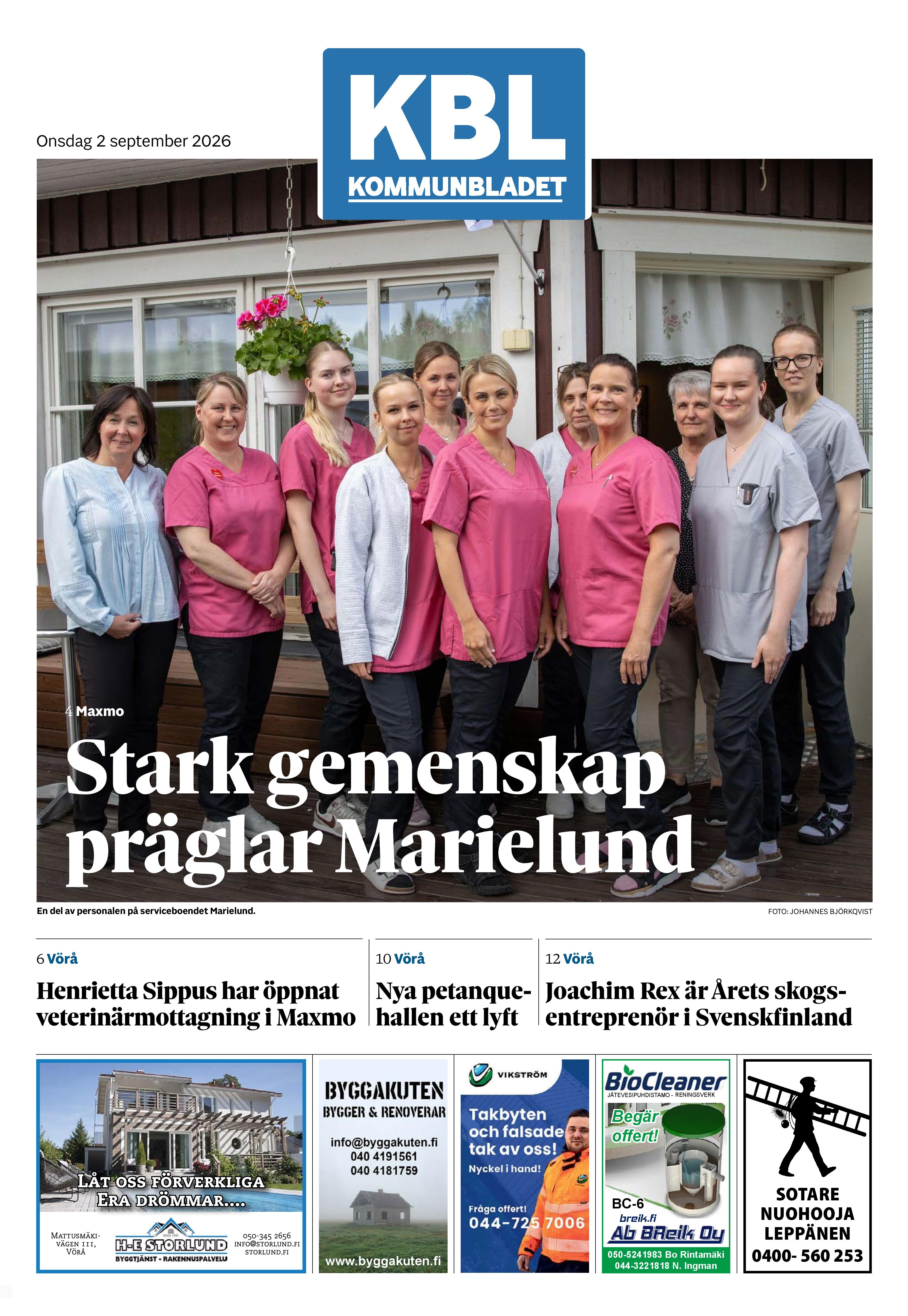 Kommunbladet 2 september 2026